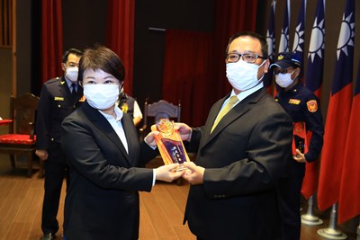 警察節表揚模範 盧市長：台中幸福感躍升歸功警員